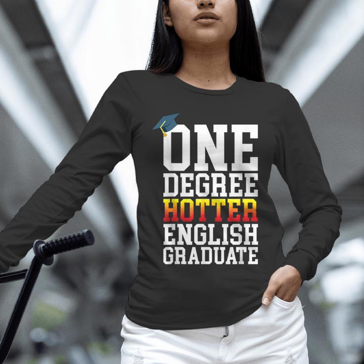 English Major Shirt Now Hotter By One Degree Graduation Unisex Long Sleeve T-Shirt