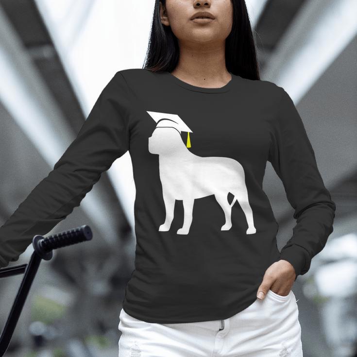 English Mastiff Graduation Dog Graduate Unisex Long Sleeve T-Shirt