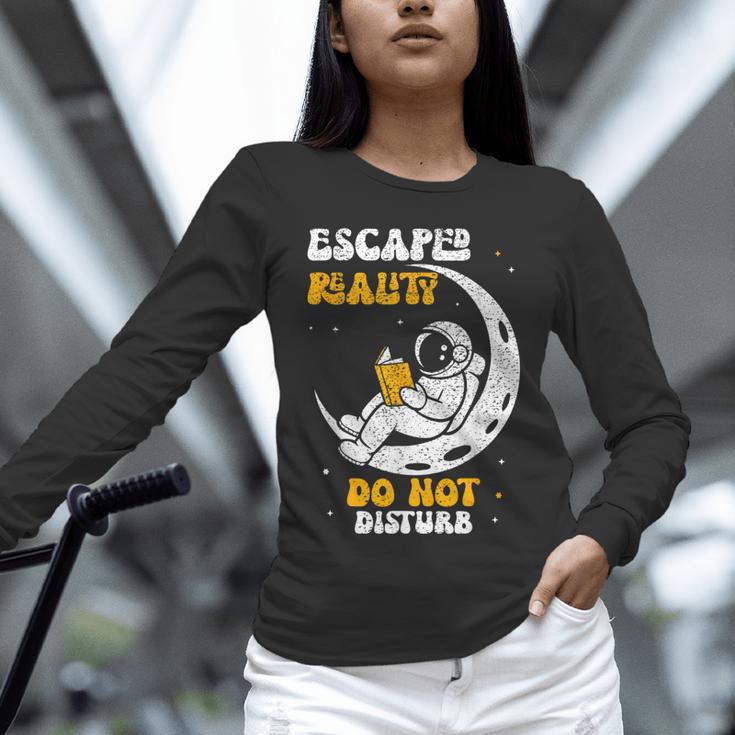 Escaped Reality Do Not Disturb Book Lover Unisex Long Sleeve T-Shirt