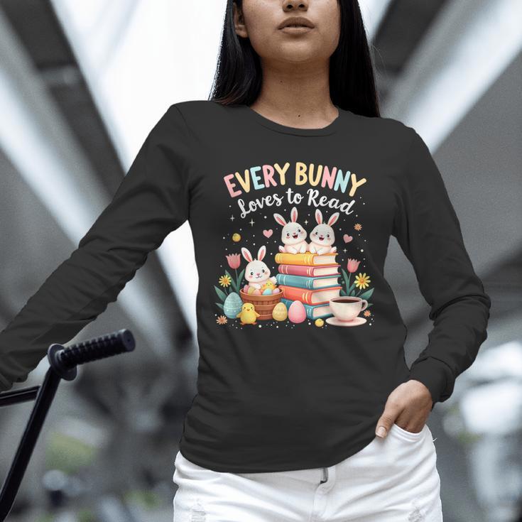 Every Bunny Loves To Read Book Lover Easter Day Apparel Unisex Long Sleeve T-Shirt Every Bunny Loves To Read Book Lover Easter Day Apparel Unisex Long Sleeve T-Shirt