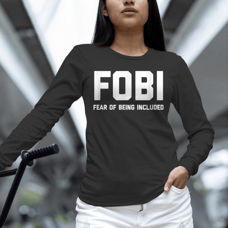 Fear Of Being Included Fobi Sarcastic Women Introvert-Chic Unisex Long Sleeve T-Shirt