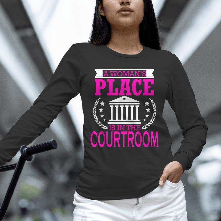 Female Lawyer Women Law Student Graduation Bar Exam Unisex Long Sleeve T-Shirt