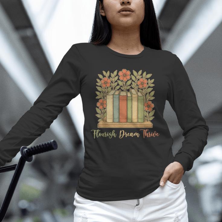Flourish Dream Thrive Resist 84 67 Book Reading Nature Lover Unisex Long Sleeve T-Shirt Flourish Dream Thrive Resist 84 67 Book Reading Nature Lover Unisex Long Sleeve T-Shirt