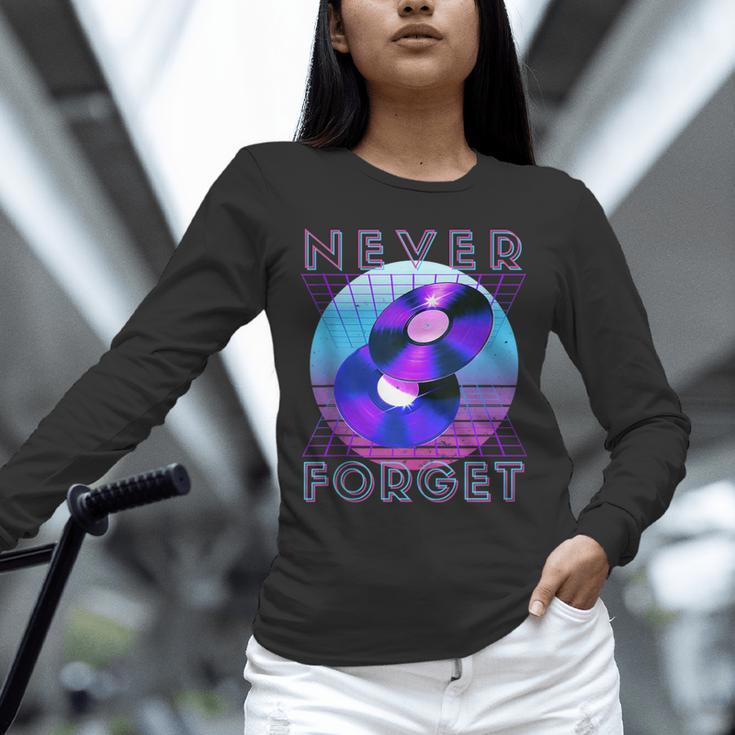 Never Forget Retro 80s 90s Nostalgia Unisex Long Sleeve T-Shirt Never Forget Retro 80s 90s Nostalgia Unisex Long Sleeve T-Shirt