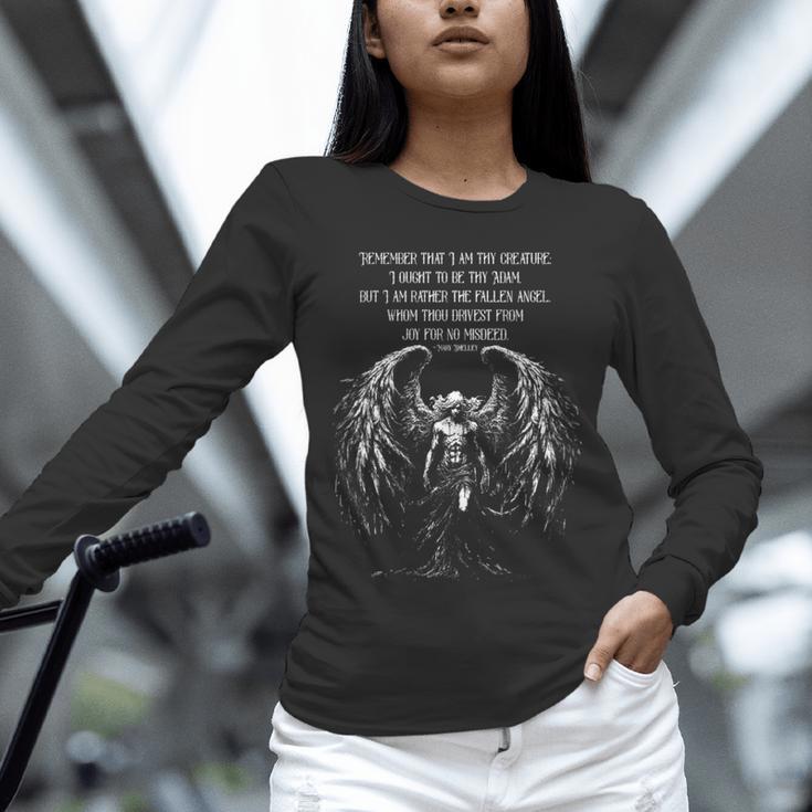 Frankenstein Quote Mary Shelley's Book For Men And Women Unisex Long Sleeve T-Shirt