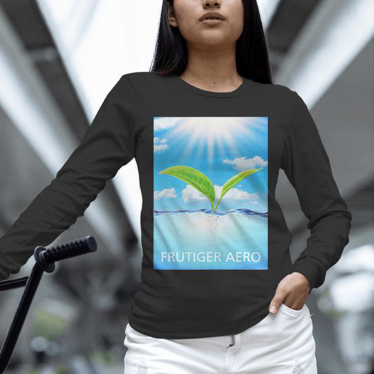 Frutiger Aero Aesthetics Unisex Long Sleeve T-Shirt Frutiger Aero Aesthetics Unisex Long Sleeve T-Shirt