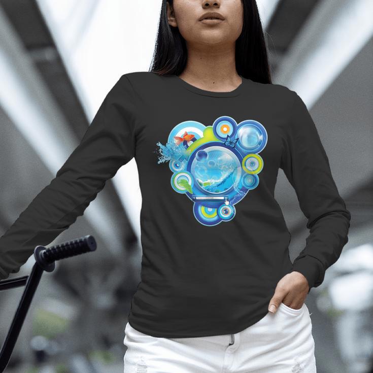 Frutiger Aero Metro Abstract Maximalism 2000s Nostalgia Unisex Long Sleeve T-Shirt Frutiger Aero Metro Abstract Maximalism 2000s Nostalgia Unisex Long Sleeve T-Shirt