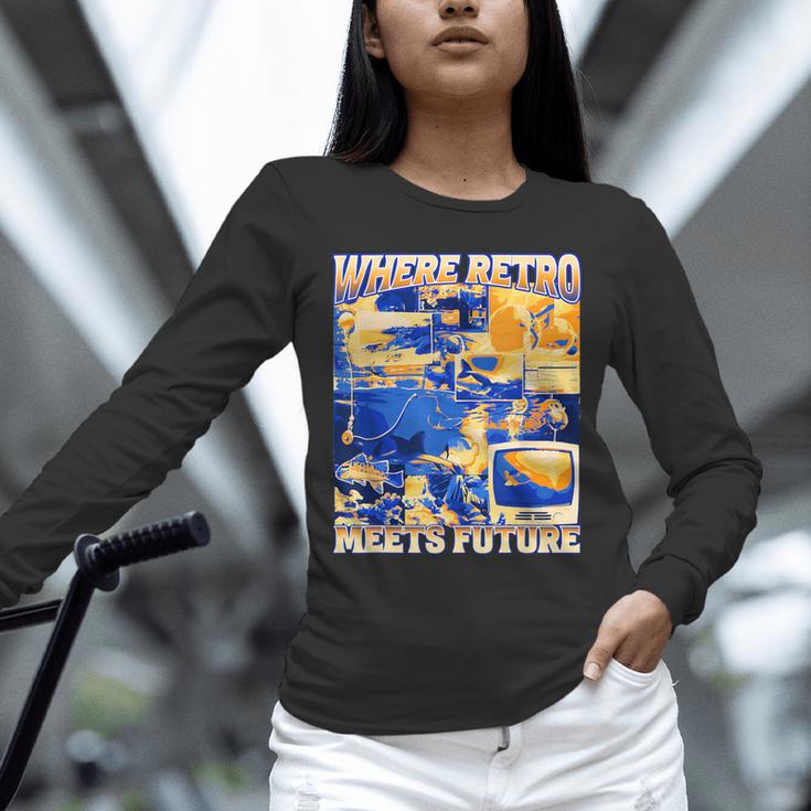 Frutiger Aero Retro Vibes Y2K 90's Vibes Unisex Long Sleeve T-Shirt