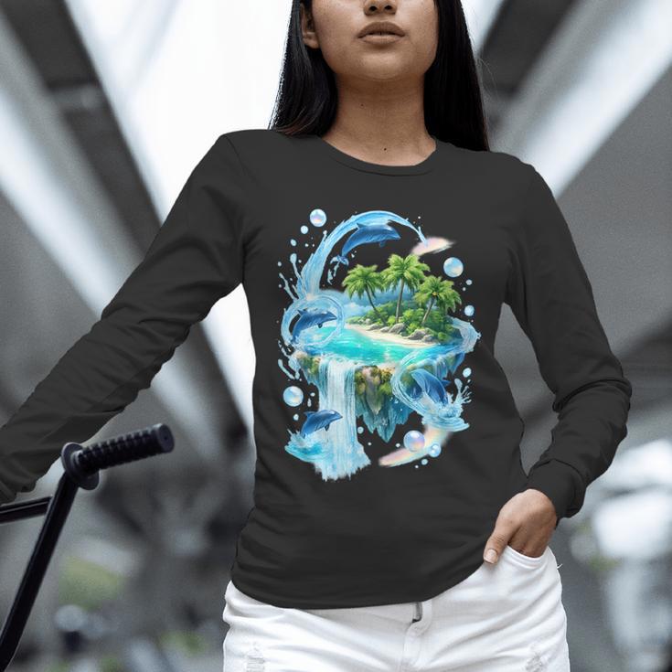 Frutiger Aero Unisex Long Sleeve T-Shirt