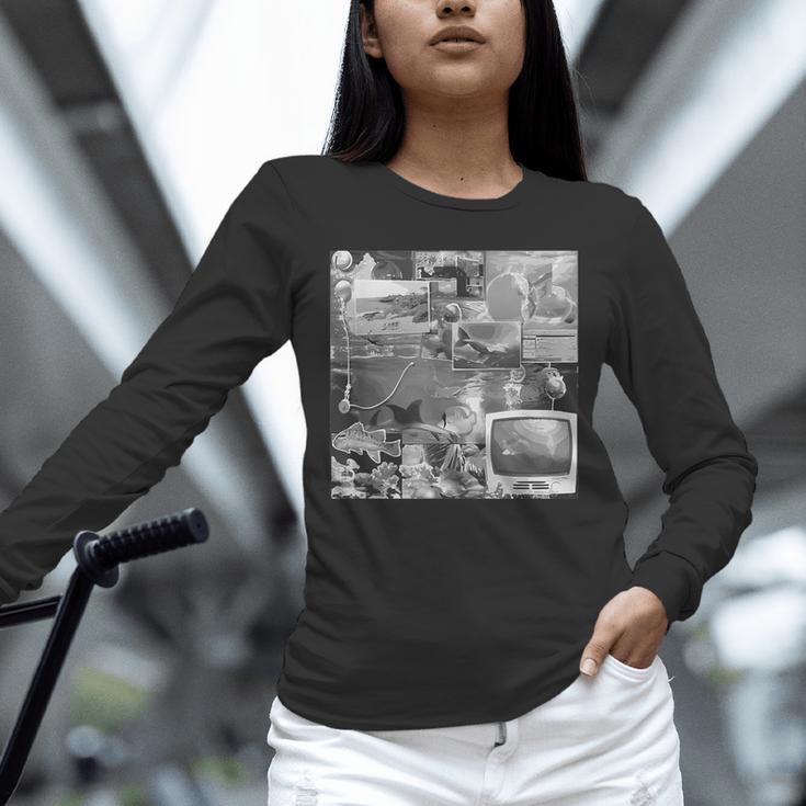 Frutiger Aero Y2K Old School Retro Vibes Unisex Long Sleeve T-Shirt Frutiger Aero Y2K Old School Retro Vibes Unisex Long Sleeve T-Shirt