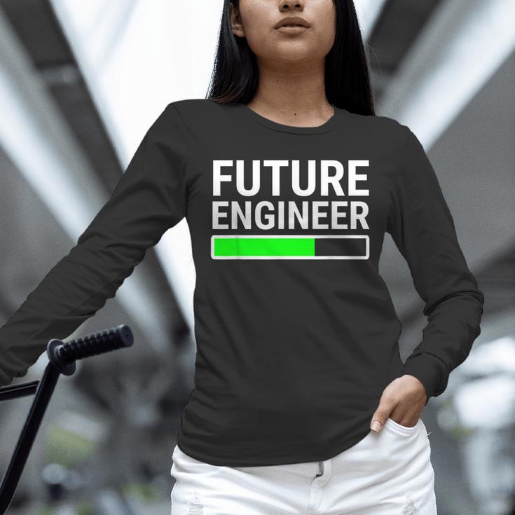 Future Engineer Loading Bar Cool Graduation Unisex Long Sleeve T-Shirt