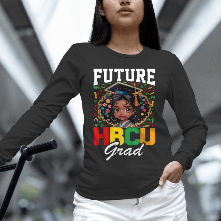 Future HBCU Grad Girl HBCU Toddler Kids Graduation Unisex Long Sleeve T-Shirt