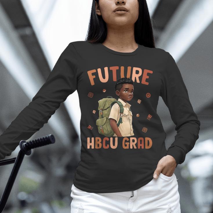 Future HBCU Grad History Month Graduation Boys Kids Unisex Long Sleeve T-Shirt