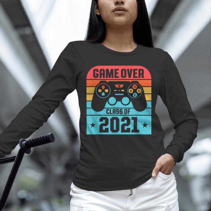 Game Over Class Of 2021 Shirt Students Graduation Unisex Long Sleeve T-Shirt