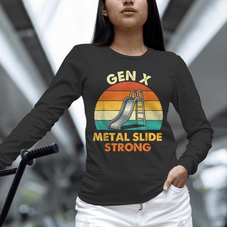 Gen X Slide Strong Generation X Gen Xer Nostalgia Unisex Long Sleeve T-Shirt Gen X Slide Strong Generation X Gen Xer Nostalgia Unisex Long Sleeve T-Shirt