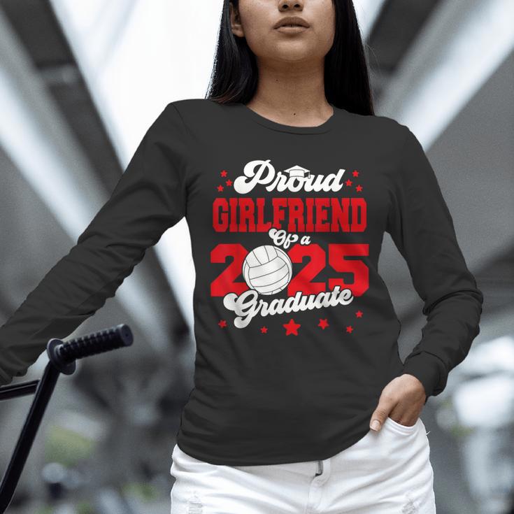 Girlfriend Of a 2025 Graduate Prom Graduation 25 VolleyBall Unisex Long Sleeve T-Shirt