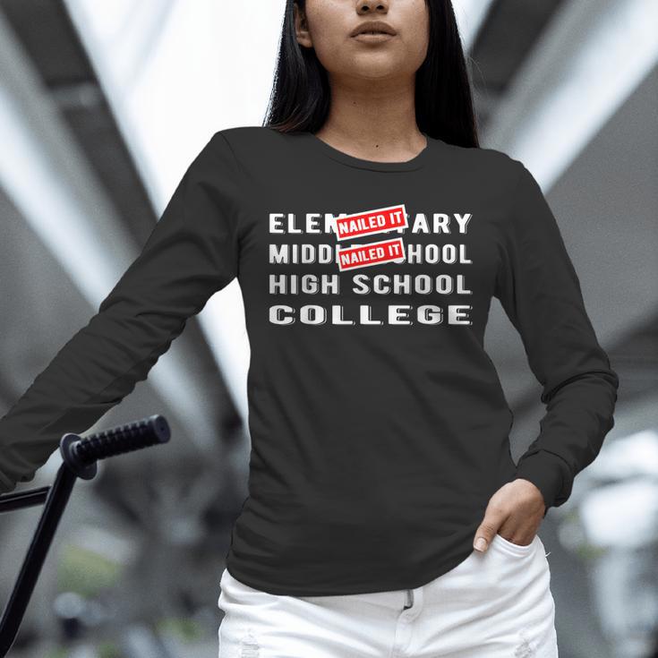 Goodbye 8th Grade Graduate Middle School Graduation Unisex Long Sleeve T-Shirt
