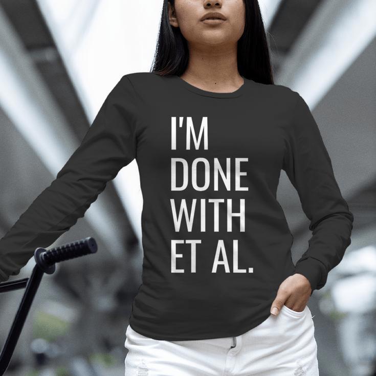 Grad Student Dissertation Thesis PhD Graduation Unisex Long Sleeve T-Shirt