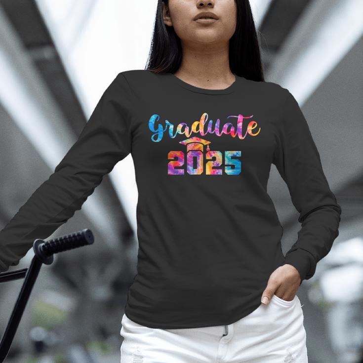 Graduate 2025 Tie Dye Graduation 2025 Class Of 2025 Senior Unisex Long Sleeve T-Shirt