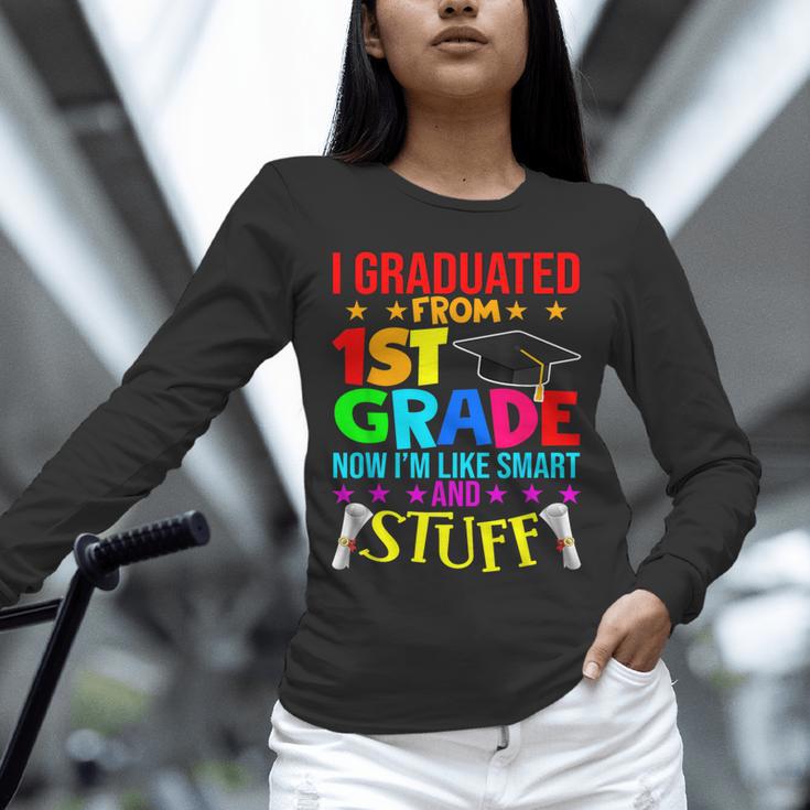 I Graduated From 1st Grade Graduation Matching Student Unisex Long Sleeve T-Shirt