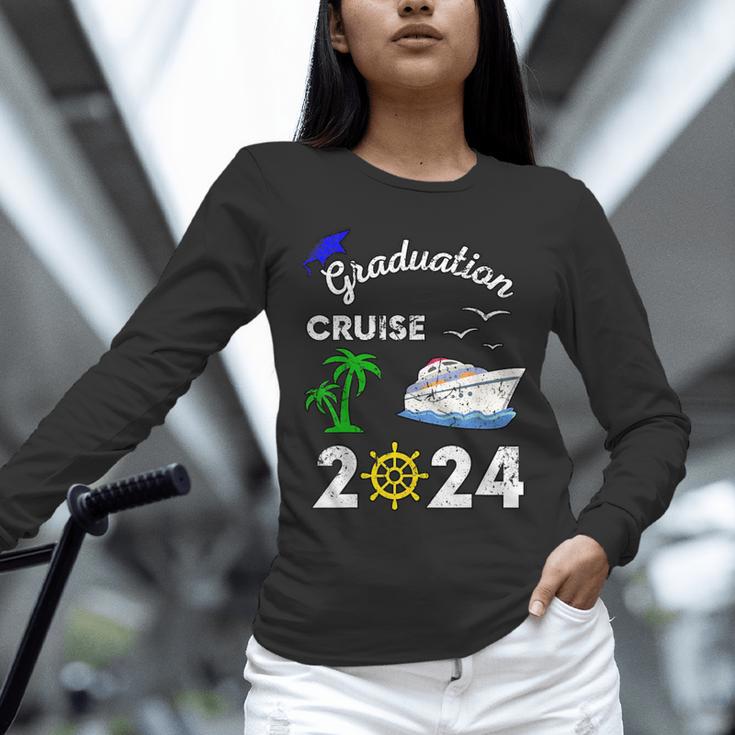 Graduation Cruise 2024 Ship Boat Vacation Summer Vacation Men Women Kids Unisex Long Sleeve T-Shirt