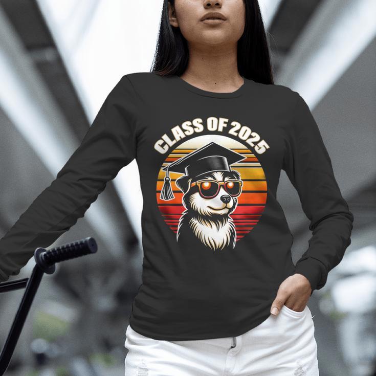 Graduation Day 2025 Graduate Class School Degree College Dog Unisex Long Sleeve T-Shirt