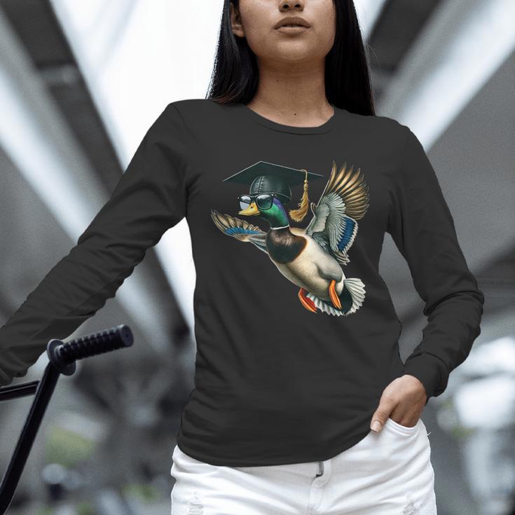 Graduation Mallard Duck Hunter Hunting Season Grad Hunting Unisex Long Sleeve T-Shirt
