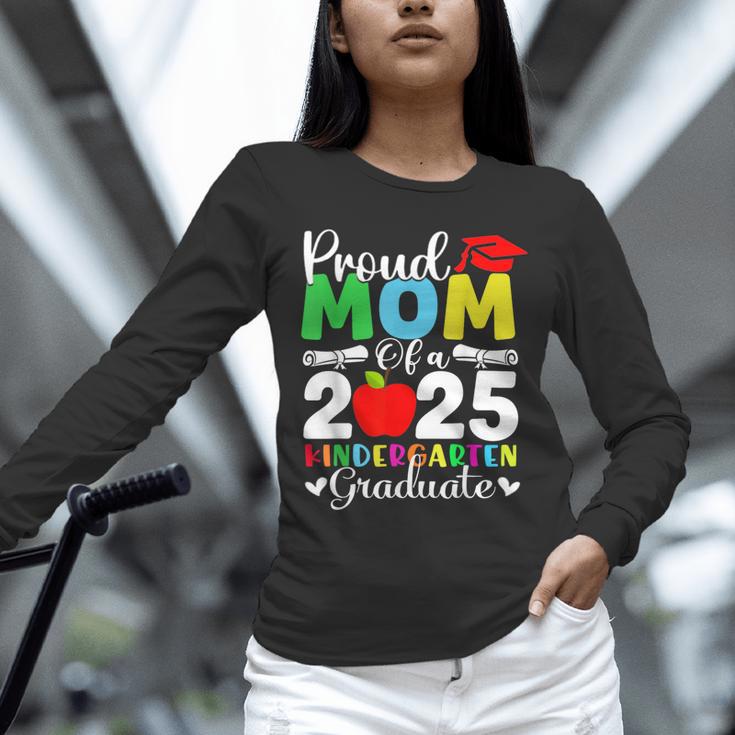 Graduation Proud Mom Of 2025 Kindergarten Graduate Unisex Long Sleeve T-Shirt