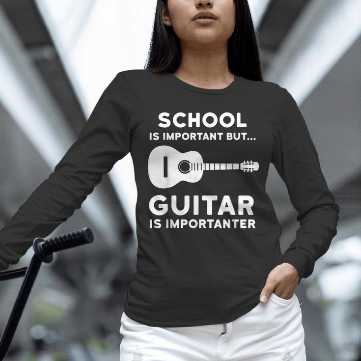 Graduation Shirt For Guitar Players & Band Member Unisex Long Sleeve T-Shirt