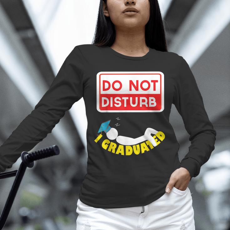 Graduation Shirt High School And College Sleepy Graduates Unisex Long Sleeve T-Shirt