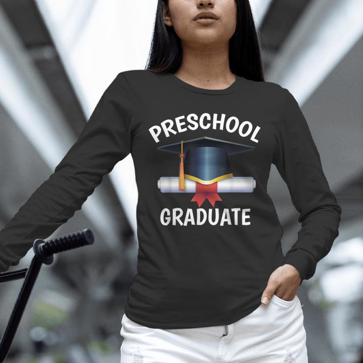 Graduation Shirt Preschool Graduate Tshirt Unisex Long Sleeve T-Shirt
