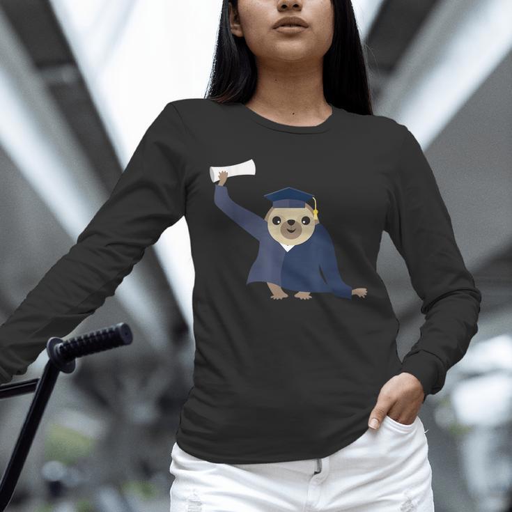 Graduation Sloth Lover T-Shirt Class Of 2019 Unisex Long Sleeve T-Shirt