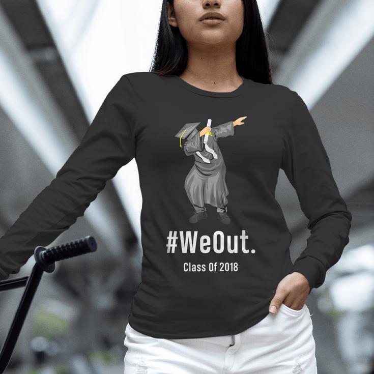 Graduation T-Shirt Dabbing Graduation We Out Class Of 2018 Unisex Long Sleeve T-Shirt