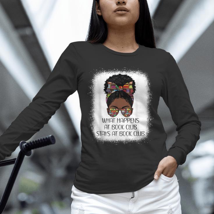 What Happens At Book Club Stays At Book Club Black Women Unisex Long Sleeve T-Shirt