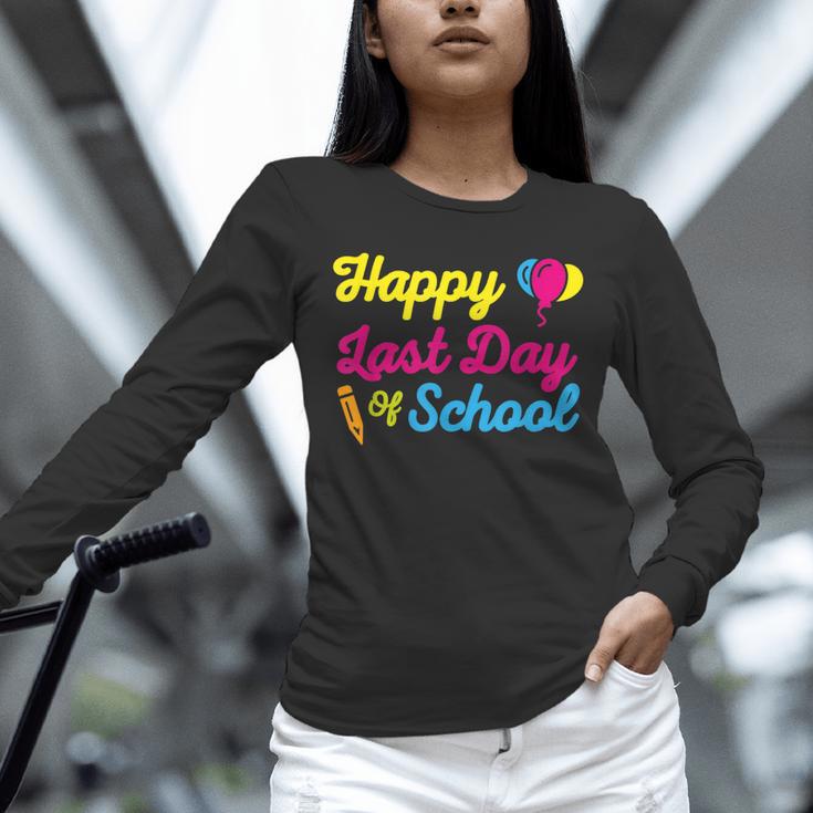 Happy Last Day Of School Graduation Teacher Students T-Shirt Unisex Long Sleeve T-Shirt