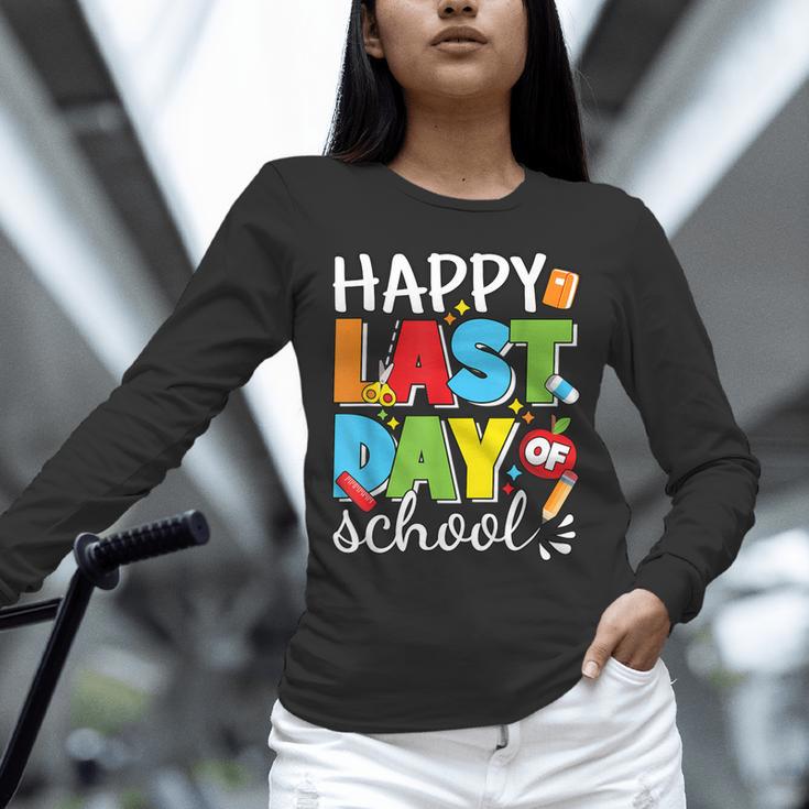 Happy Last Day Of School Teacher Student Graduation Unisex Long Sleeve T-Shirt