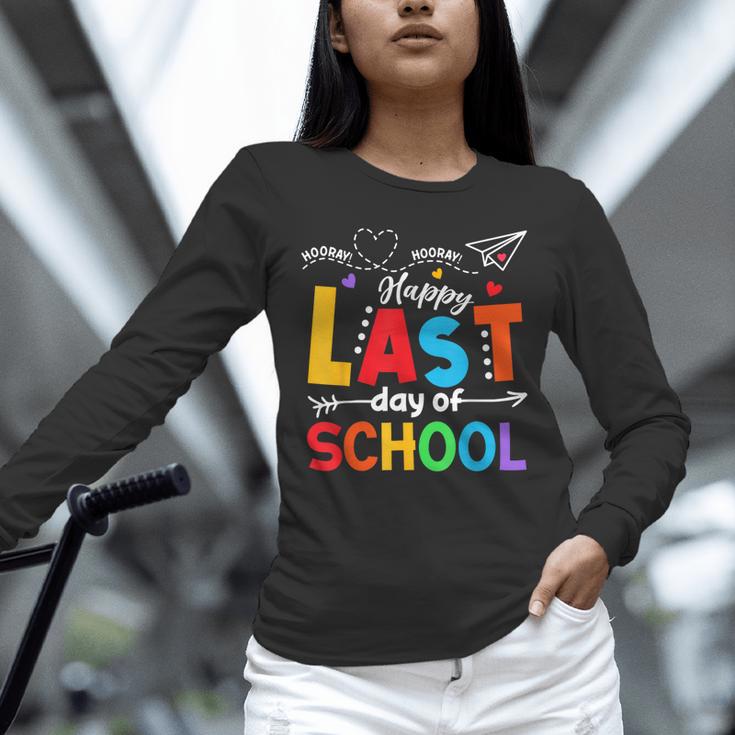 Happy Last Day Of School Teacher Women Student Graduation Unisex Long Sleeve T-Shirt