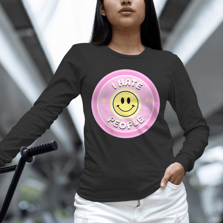 I Hate People Saying For Introverts Unisex Long Sleeve T-Shirt I Hate People Saying For Introverts Unisex Long Sleeve T-Shirt