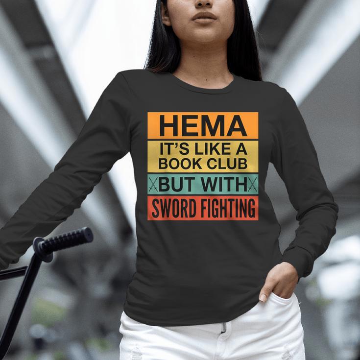 Hema Definition Like A Book Club With Swords Unisex Long Sleeve T-Shirt Hema Definition Like A Book Club With Swords Unisex Long Sleeve T-Shirt