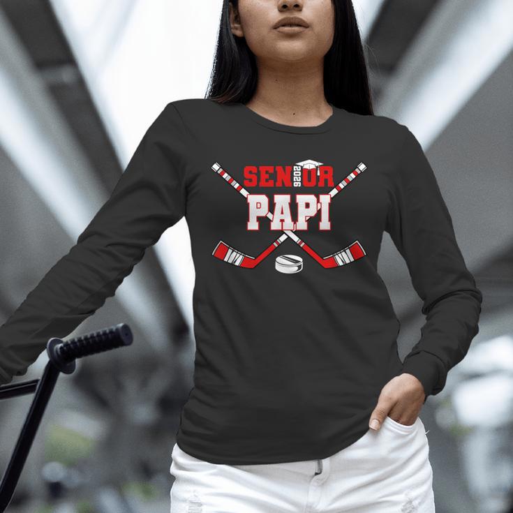 Hockey Senior Papi Graduation Class Of 2026 Kids Unisex Long Sleeve T-Shirt