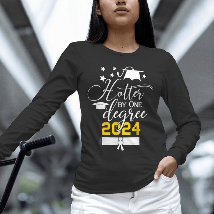 Hotter By One Degree Senior 2024 Class Of 2024 Graduation Unisex Long Sleeve T-Shirt