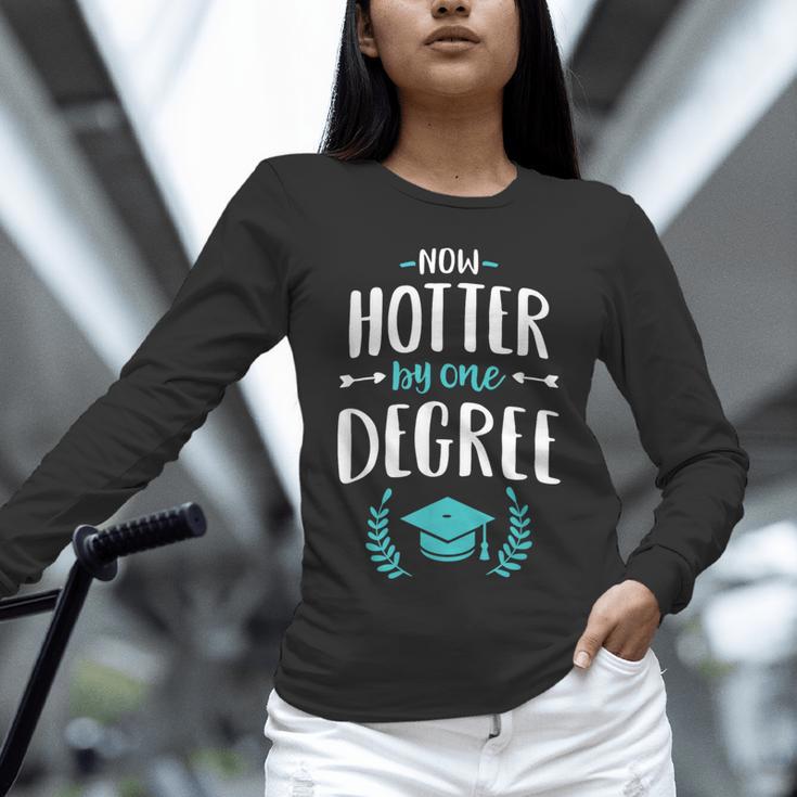 Now Hotter By One Degree Shirt Class Of 2024 Graduation Unisex Long Sleeve T-Shirt