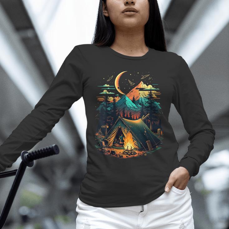 Id Rather Be Camping Great Outdoors Love Glamping Introvert Unisex Long Sleeve T-Shirt Id Rather Be Camping Great Outdoors Love Glamping Introvert Unisex Long Sleeve T-Shirt