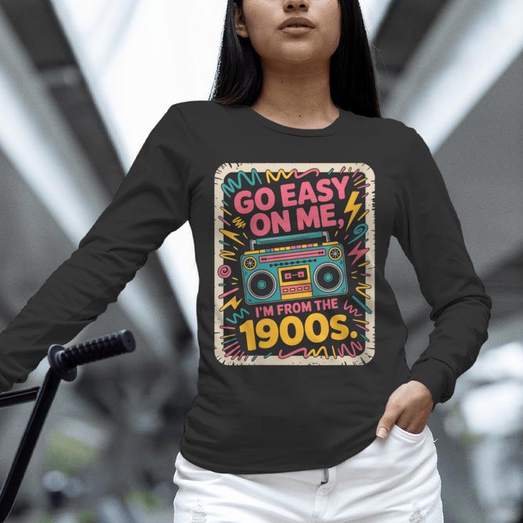I'm From The 1900s 80s Millennial Boom Box Radio Unisex Long Sleeve T-Shirt