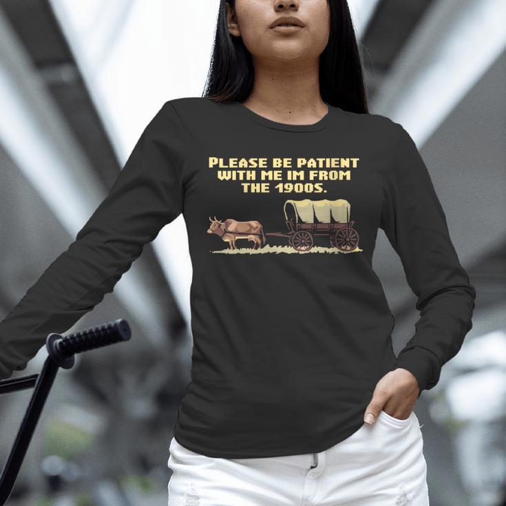 I'm From The 1900s Retro Wagon Unisex Long Sleeve T-Shirt