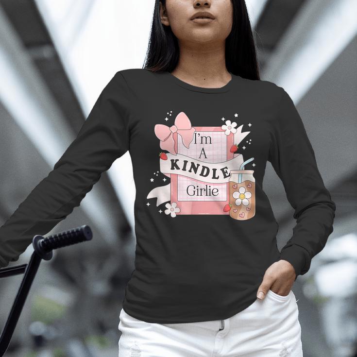 I'm A Kindle Girlie Book Lover Bookish Unisex Long Sleeve T-Shirt