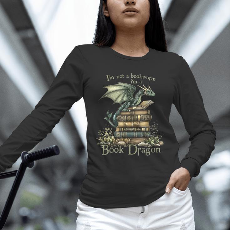 I'm Not A Bookworm I'm A Book Dragon Unisex Long Sleeve T-Shirt