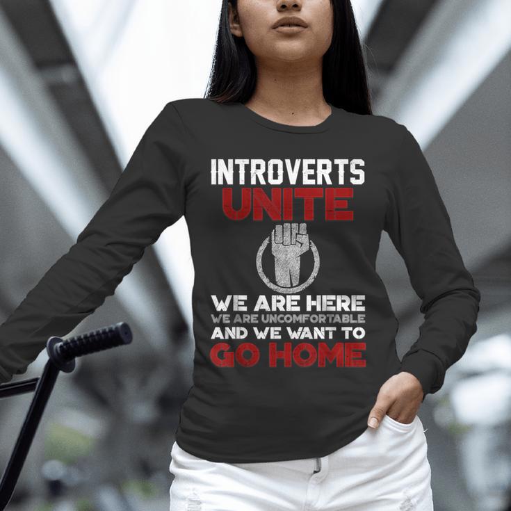 INTP Introverts Unite Anti Social For Men Women Unisex Long Sleeve T-Shirt