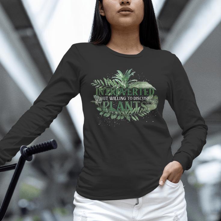Introvert GardenerPlants Unisex Long Sleeve T-Shirt Introvert GardenerPlants Unisex Long Sleeve T-Shirt