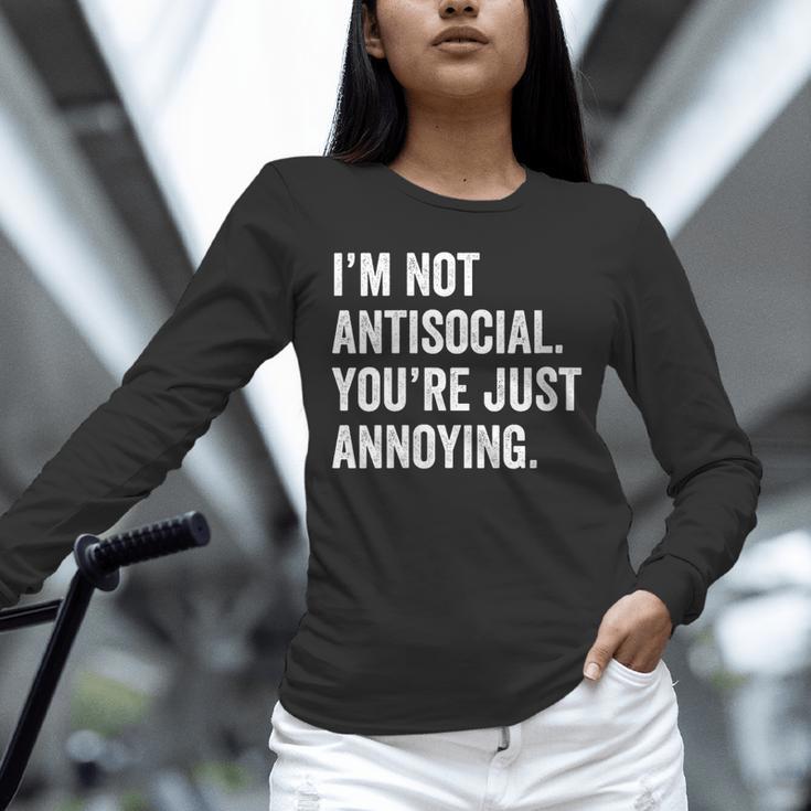 Introvert Quote Snarky Unisex Long Sleeve T-Shirt Introvert Quote Snarky Unisex Long Sleeve T-Shirt